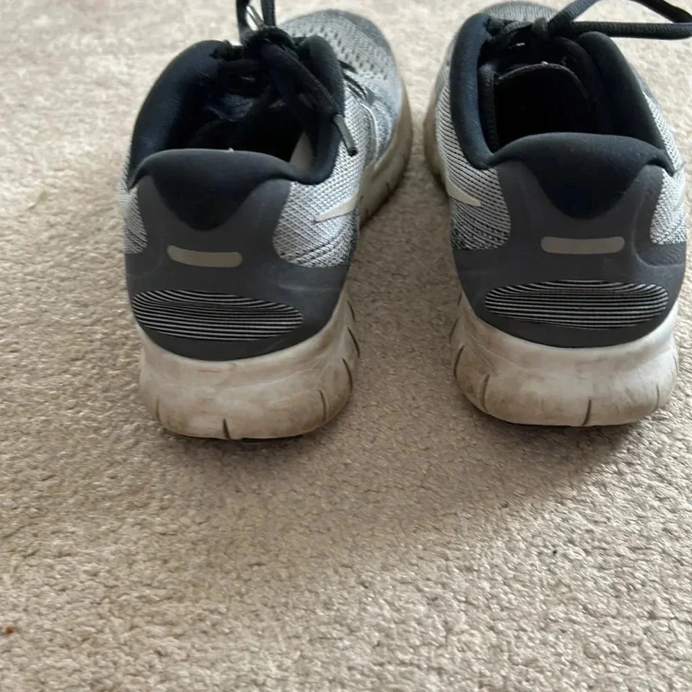 Nike running black and gray sneakers size 6.5